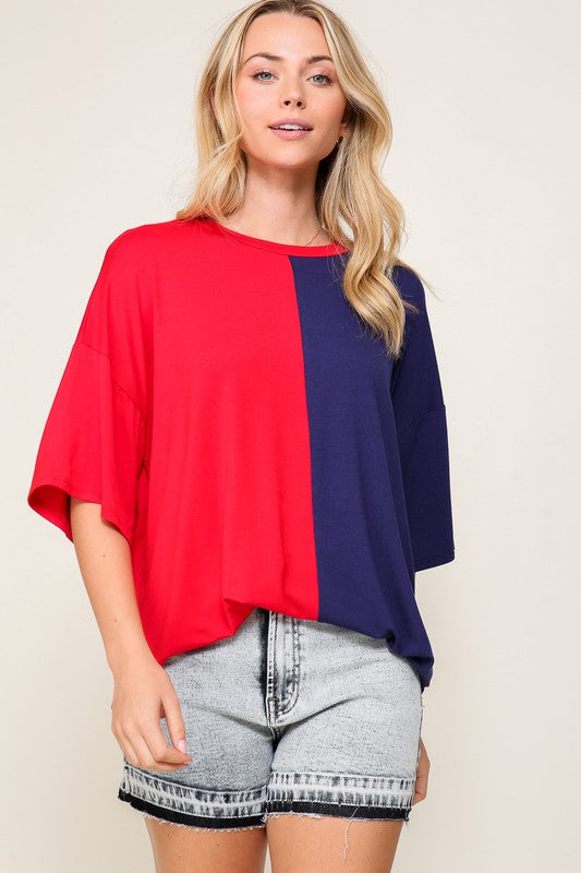 South Two-Tone Game Day Oversized Tee