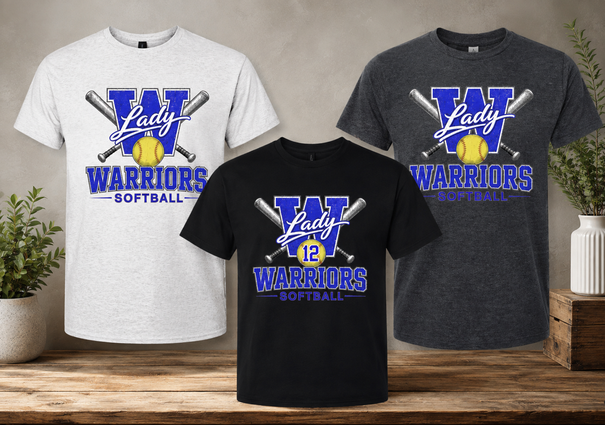 Warriors Youth Softball Team Tee