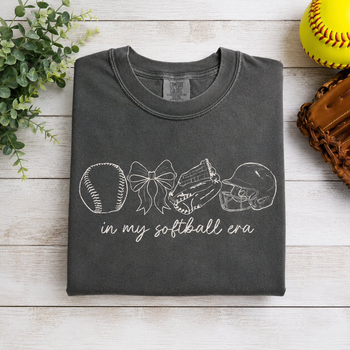Softball Era Comfort Color Tee