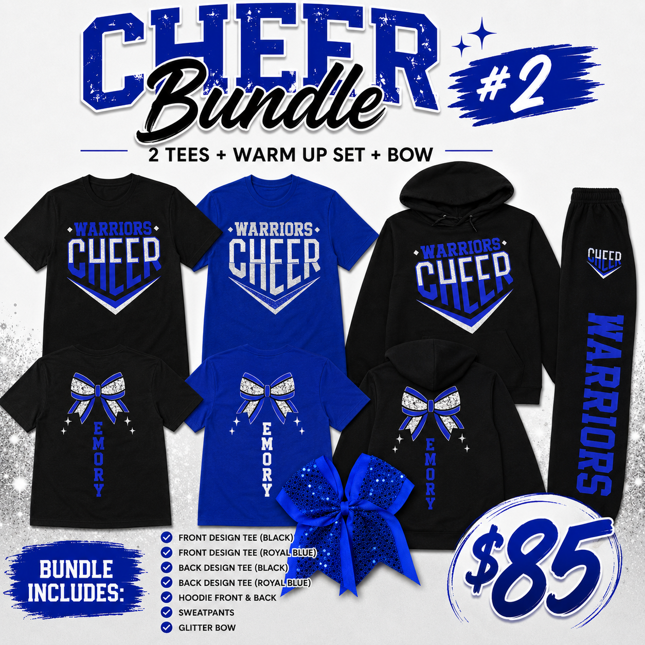 Warriors Cheerleader Bundle #2
