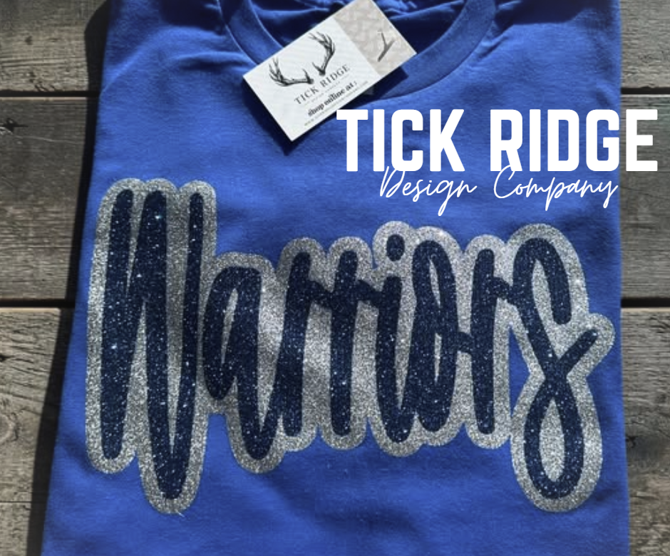 Warriors Glitter Tee