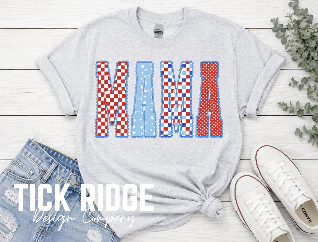Patriotic MAMA Graphic Tee