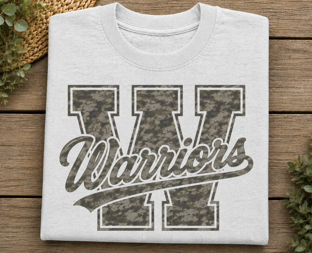 Warriors Camo Tee