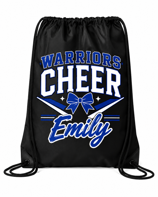 Warriors Cheer Cinch Bag