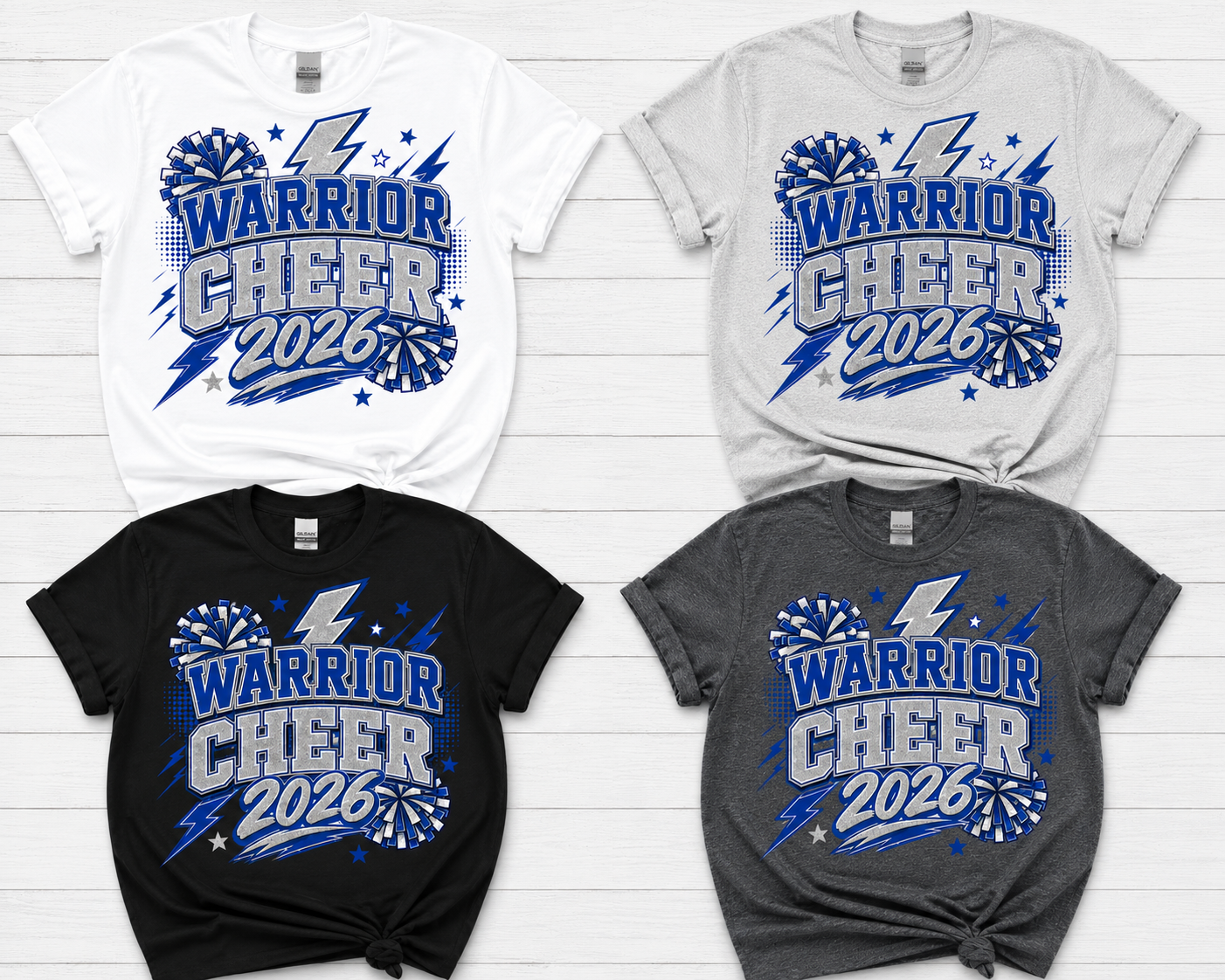 Warriors Cheer Prep Tee