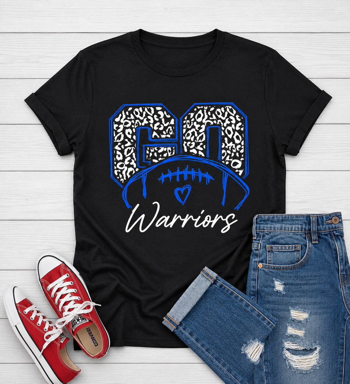 GO Warriors Leopard Tee