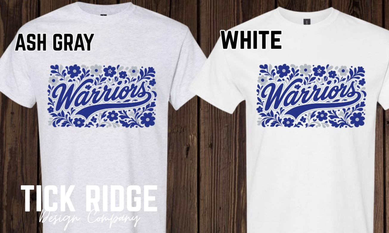 Warriors - Floral Tee