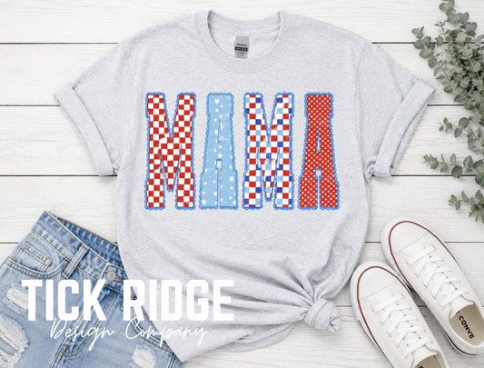 Patriotic MAMA Graphic Tee