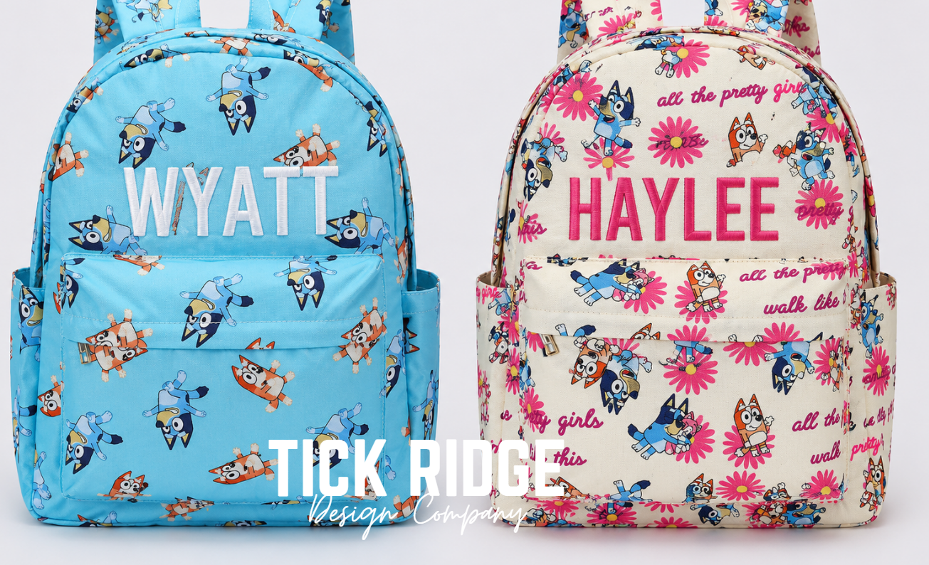 Personalized Kids Character Backpacks