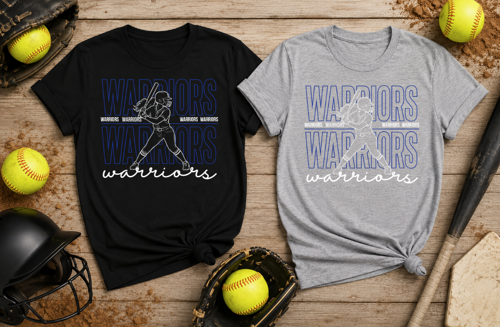 Warriors Softball Double Decker Logo