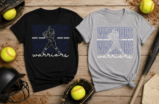Warriors Softball Double Decker Logo