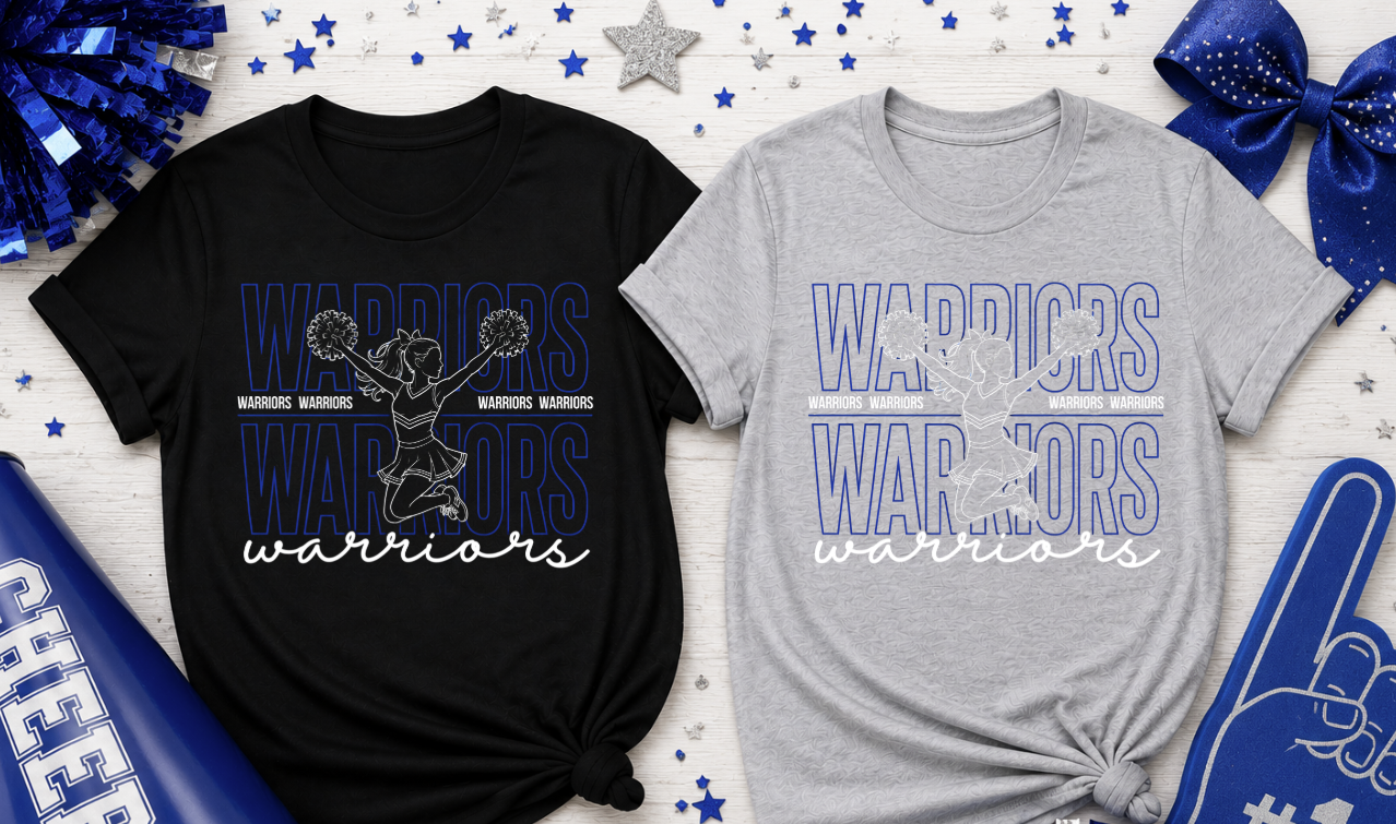 Warriors Cheer Double Decker Logo