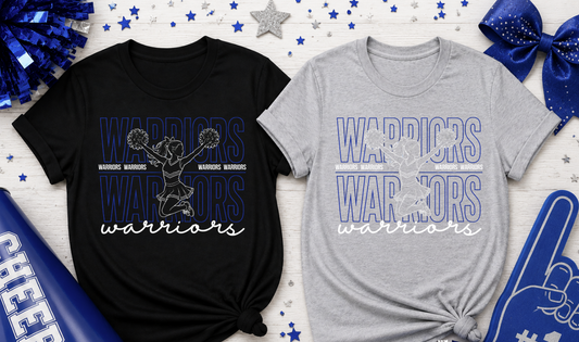 Warriors Cheer Double Decker Logo