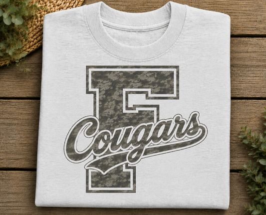 Cougars Camo Tee