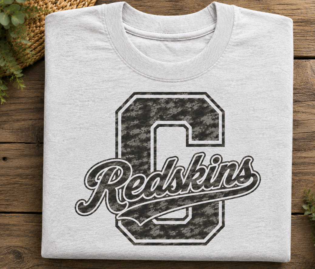 Redskins Camo Tee