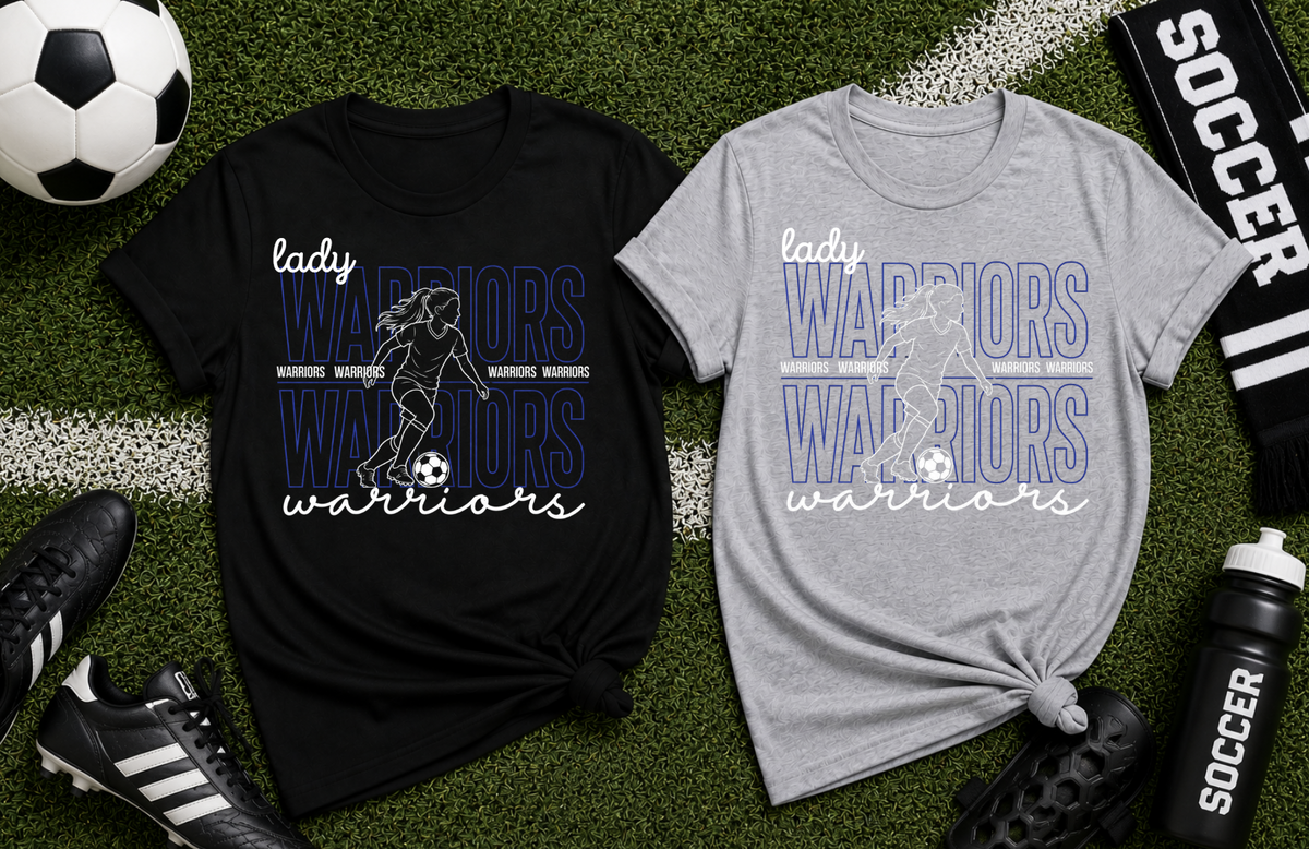 Warriors Girls Soccer Double Decker Logo