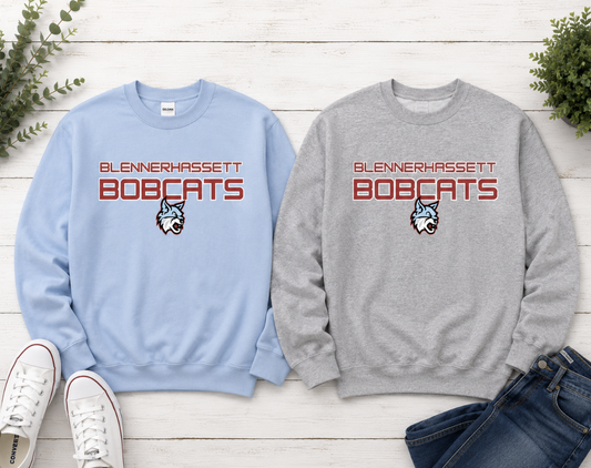 Blennerhassett Bobcats Varsity Mascot Sweatshirt