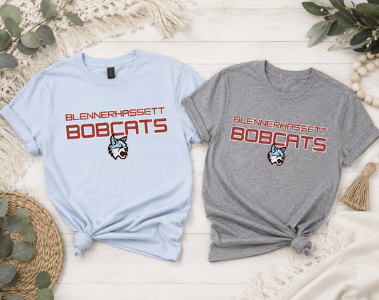 Blennerhassett Bobcats Varsity Mascot Tee