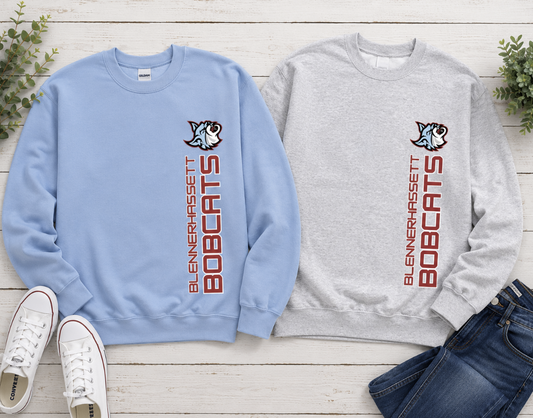 Blennerhassett Bobcats Vertical Spirit Sweatshirt