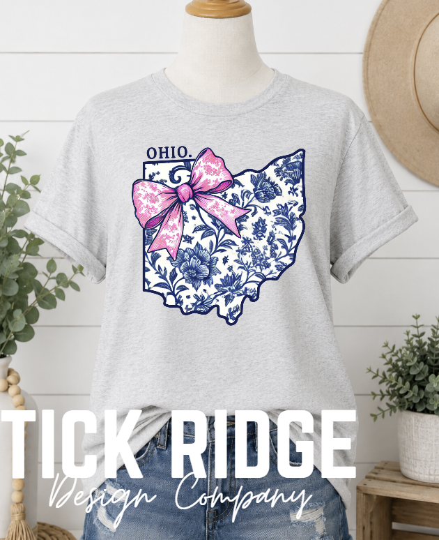 OHIO Floral Tee